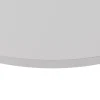 KOLM Plateau laminé gris rond, diamètre 68 cm, pour bureau, table, table basse
