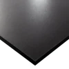 KOLM Plateau laminé noir 138 x 80 cm pour bureau, table, table basse