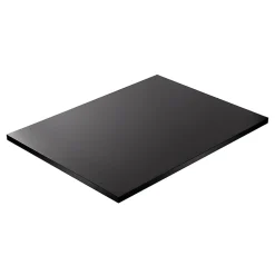 Plan De Travail Buanderie|KOLM Plateau laminé noir 120 x 80 cm pour bureau, table, table basse