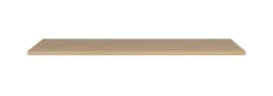 3xE Living Plateau pour armoire de salle de bain, couleur: Chêne Clair, dimensions: 60 x 45 x 1,6 cm