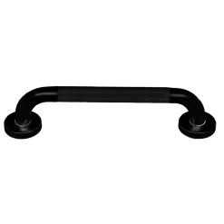 Kibath Poignée de sécurité antidérapante de 40 cm avec finition NOIRE mate en acier inoxydable