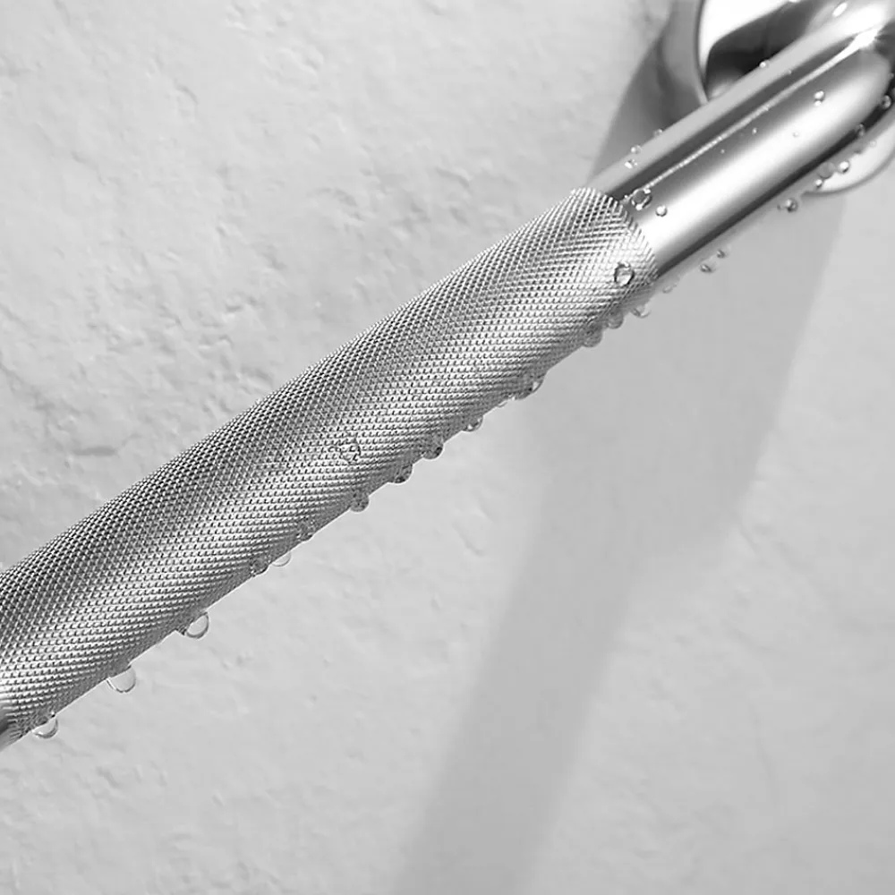 Barre D'Appui|Kibath Poignée de sécurité antidérapante de 30 cm avec finition chromée polie en acier inoxydable