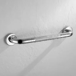 Barre D'Appui|Kibath Poignée de sécurité antidérapante de 25 cm avec finition chromée polie en acier inoxydable