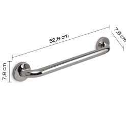 Barre D'Appui|Kiamami Valentina Poignée De Soutien Pour Personnes Âgées Et Handicapées 45Cm Chrome Poli Loto De