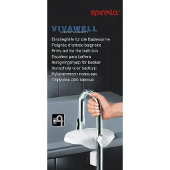 Spirella Poignée d'entrée pour le bain Acier Inox Chromé