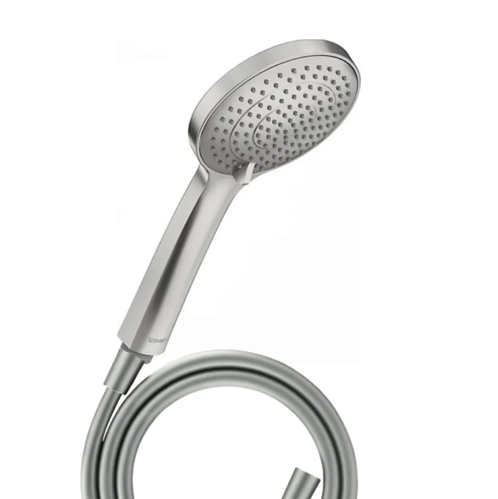 Pommeau De Douche, Flexible Et Barre De Douche|Duravit Pommeau de douche 3 jets Universal avec curseur inox brossé + flexible de douche