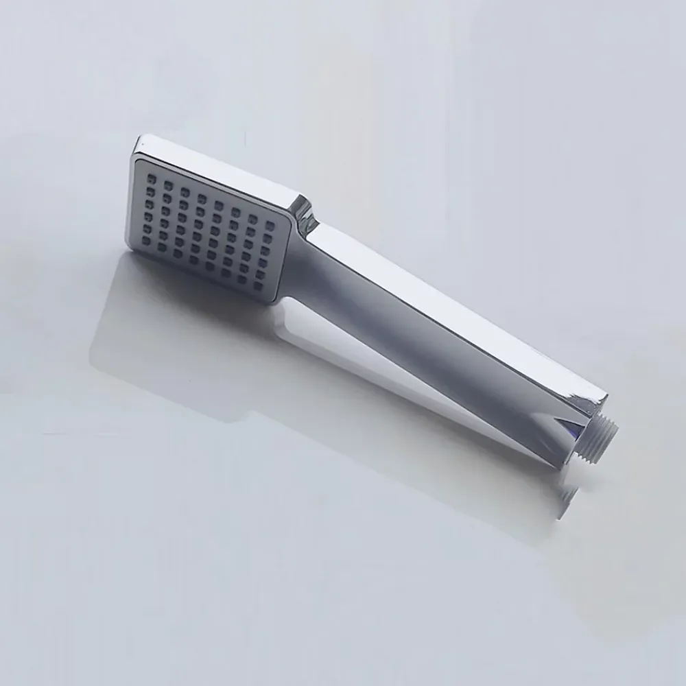 Pommeau De Douche, Flexible Et Barre De Douche|Deko Pommeau de douche carré grand diamètre exquis simple haut de gamme argent haute pression économie d'eau