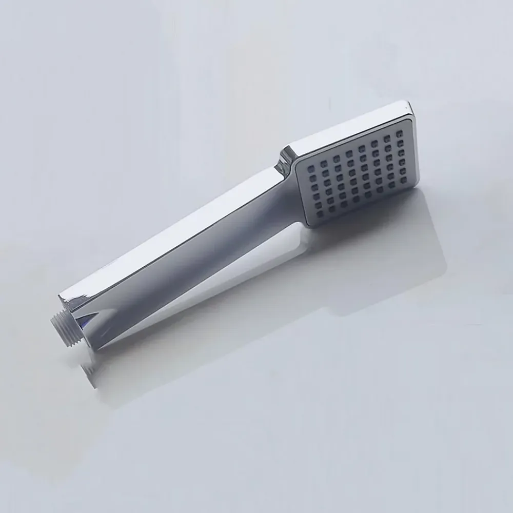 Pommeau De Douche, Flexible Et Barre De Douche|Deko Pommeau de douche carré grand diamètre exquis simple haut de gamme argent haute pression économie d'eau