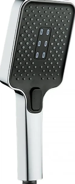Deko Pommeau de douche carré haute pression avec 3 modes de pulvérisation, économie d'eau