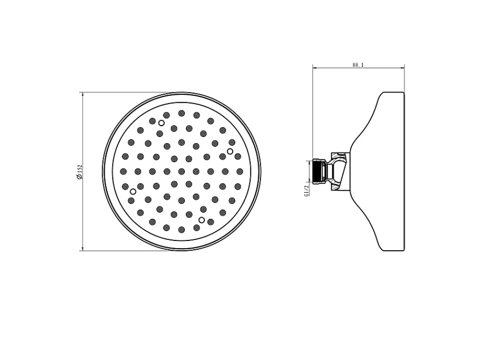Pommeau De Douche, Flexible Et Barre De Douche|Cooke & Lewis Pommeau de douche chrome Maria