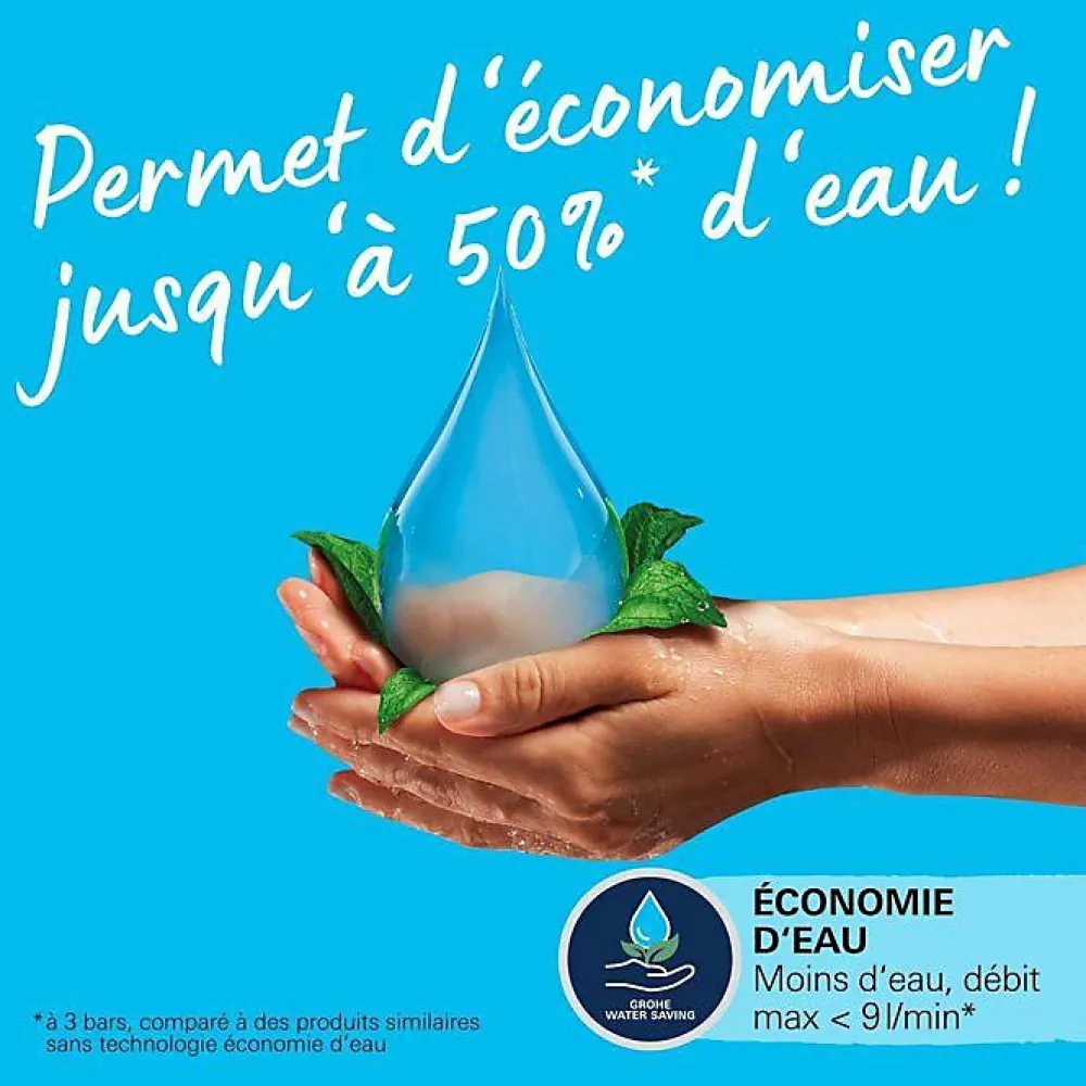 Grohe Pommeau de douche Quickfix Vitalio Joy 110 Chromé