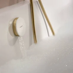 Hansgrohe Pommeau de douche Pulsify Select EcoSmart 105 3 jets relaxation + Flexible 160 cm Isiflex Bronze brossé