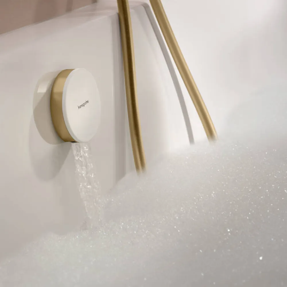 Hansgrohe Pommeau de douche Pulsify Select EcoSmart 105 3 jets relaxation + Flexible 160 cm Isiflex Bronze brossé