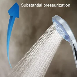Deko Pommeau de Douche Haute Pression, Pommeau de Douche Economie Deau avec 5 Modes de Jet Pression d'eau Réglable Pommeau de
