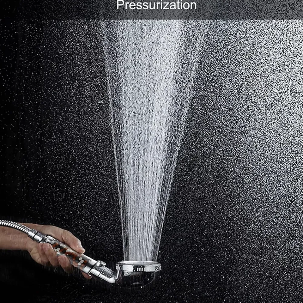 Pommeau De Douche, Flexible Et Barre De Douche|Deko Pommeau de douche haute pression à 3 modes avec interrupteur marche/arrêt et bouton d'arrêt