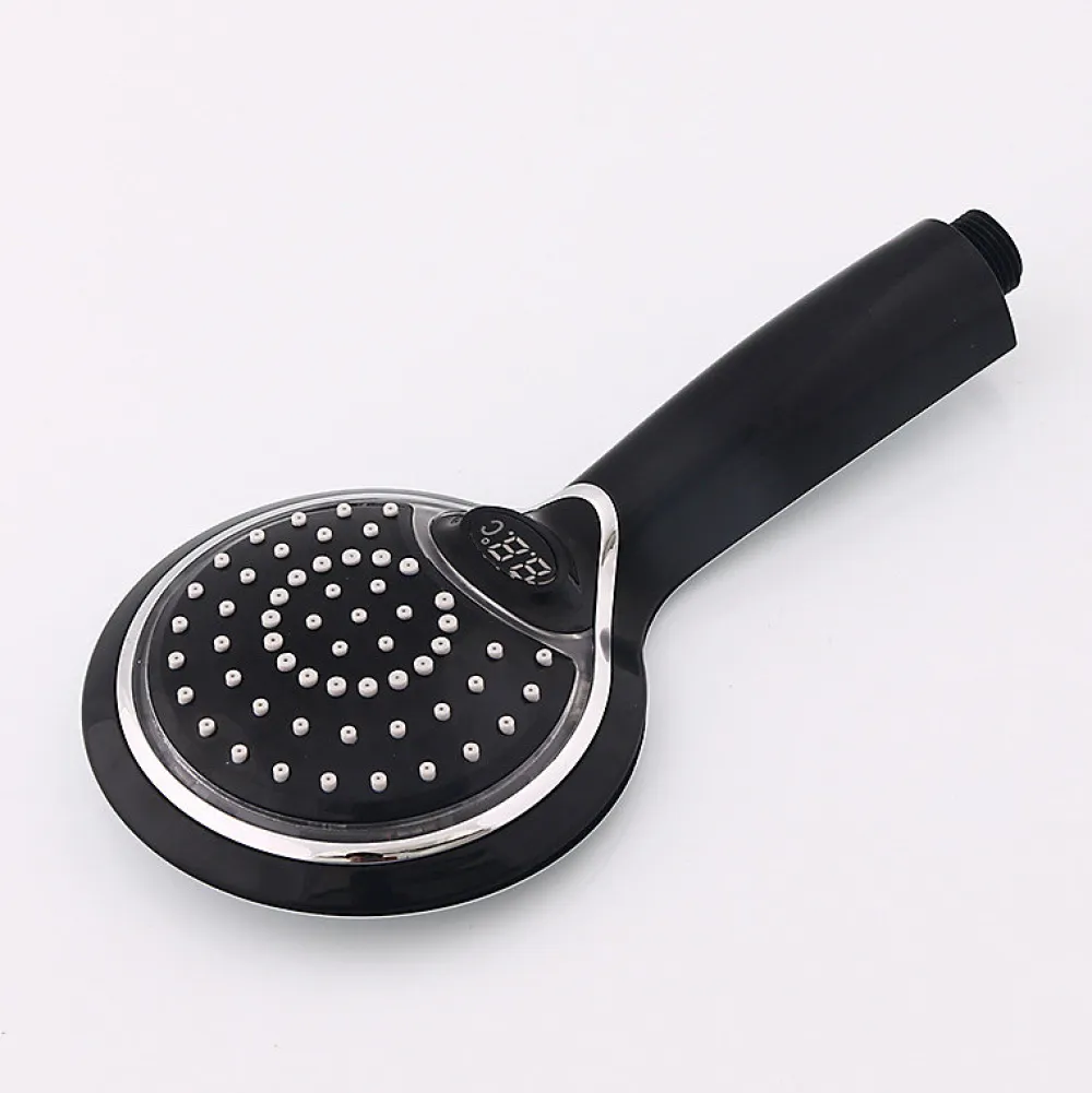 Pommeau De Douche, Flexible Et Barre De Douche|Deko Pommeau de douche, pommeau de douche à main LED 3 couleurs, affichage numérique de la température