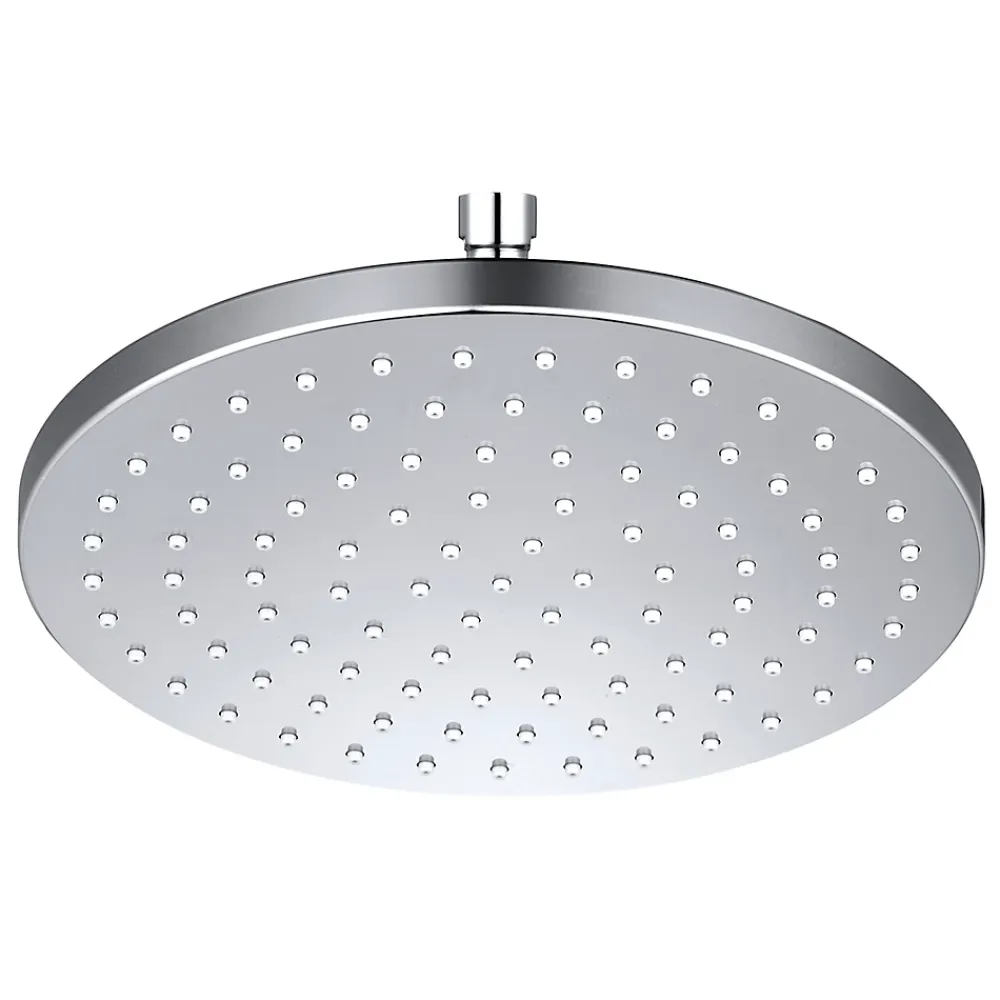 GoodHome Pommeau de douche rond Ø25 cm, chrome, Cavally
