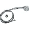 Rousseau Pommeau de douche Heko - Flexible 1J ANTI CALCAIRE STOP'O chromé - Garantie 5 ans