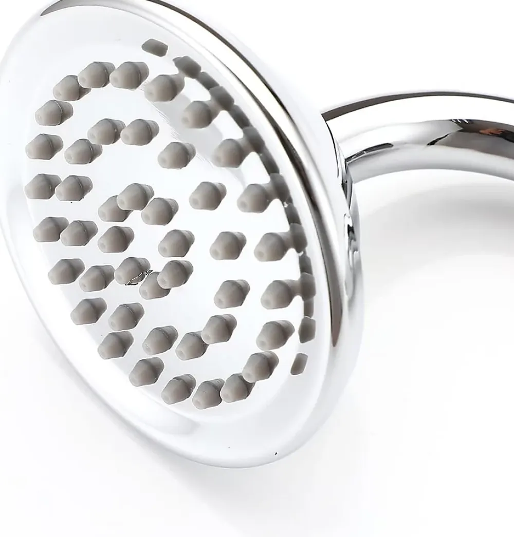 Deko Pommeau de douche traditionnel en laiton chromé et céramique de pour salle de bain