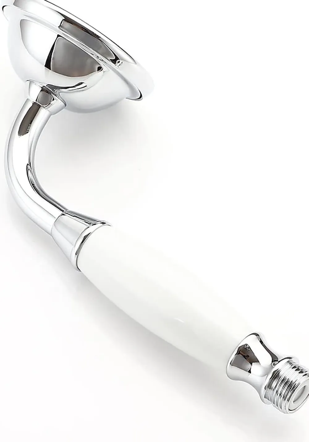 Deko Pommeau de douche traditionnel en laiton chromé et céramique de pour salle de bain