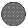 Bernstein Pommeau de douche Tête de douche rectangulaire en ABS à effet pluie et buses anti-calcaire - 25,4cm - D2201R - Noir mat