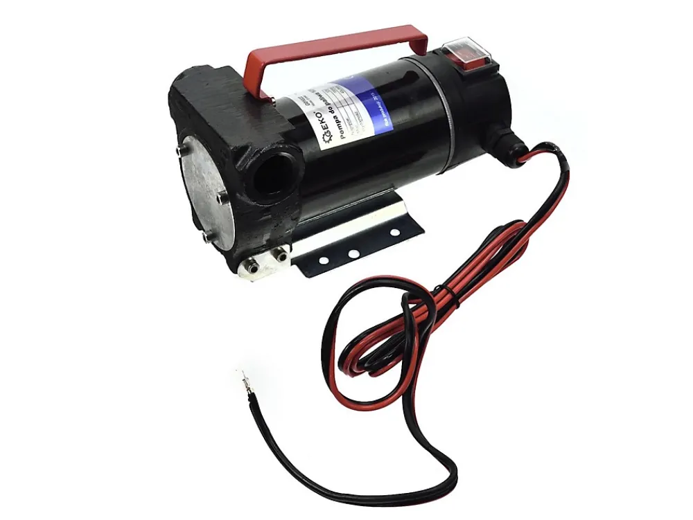 Geko Pompe à Carburant 12V Mini pour Diesel et Fioul Domestique