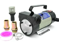 Geko Pompe De Carburant Et Huile 230V Puissance 180W Débit 50 Litres Par Minute
