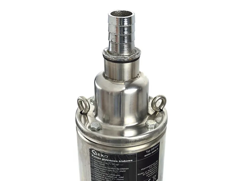 Wc Chimique Et Broyeur|Geko Pompe de Puits Profond à Vis 750 W Diamètre 100 mm Hauteur 100 m