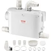 Wc Chimique Et Broyeur|Vevor Pompe macératrice 500W, 6600 L h, ht. manométrique 8 m, 3 entrées eau, eaux usées.