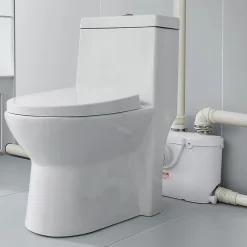 Wc Chimique Et Broyeur|Vevor Pompe macératrice 500W, sanitaire 4 entrées eau, 110 L min, ht. refoulement 8 m.