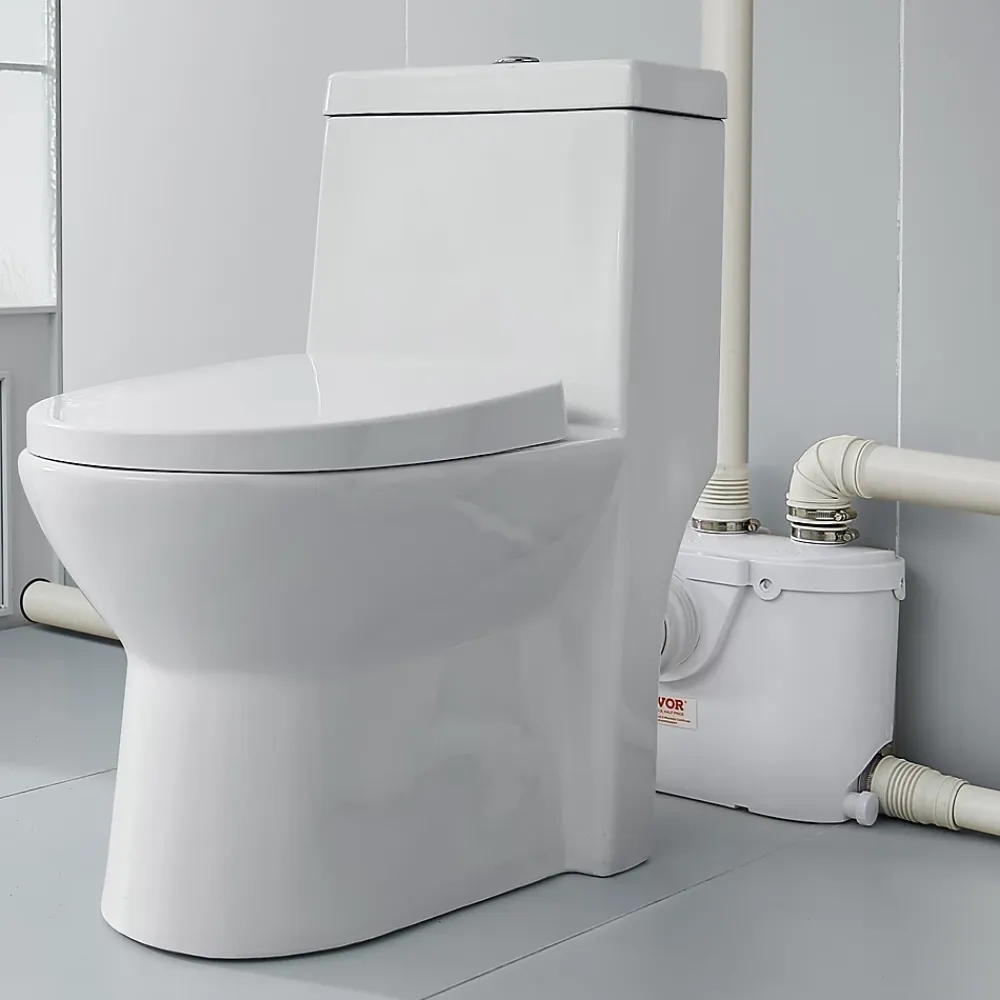 Wc Chimique Et Broyeur|Vevor Pompe macératrice 500W, sanitaire 4 entrées eau, 110 L min, ht. refoulement 8 m.