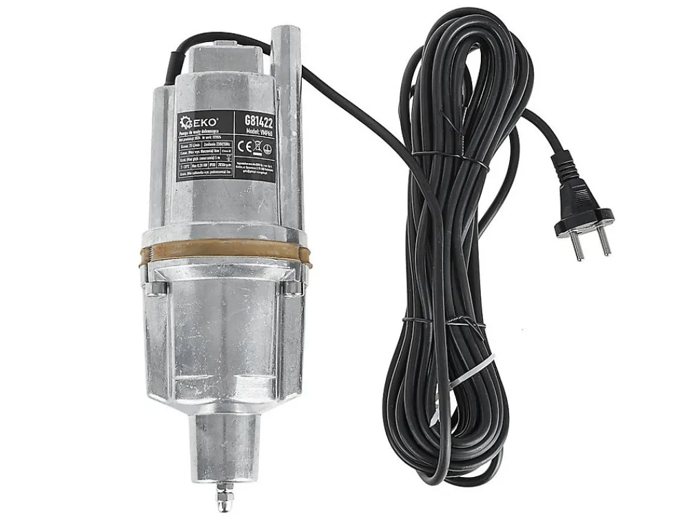 Geko Pompe Submersible Pour Eau Potable Avec Aspiration Inférieure Forage 280W