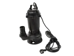 Geko Pompe WQD 550W Avec Broyeur Pour Eaux Sales Noire Robuste