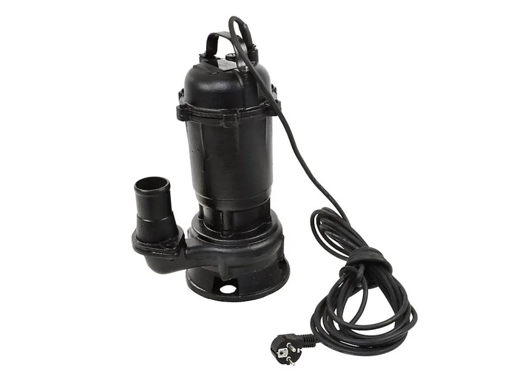Geko Pompe WQD 550W Avec Broyeur Pour Eaux Sales Noire Robuste