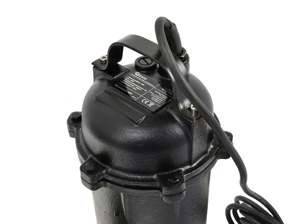 Geko Pompe WQD 550W Avec Broyeur Pour Eaux Sales Noire Robuste