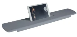 Bernstein Pont de baignoire plateau pour bain en fonte minérale PB4210 - 85x16,5cm - Gris mat