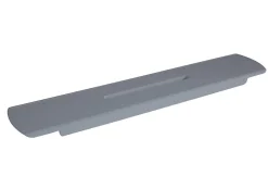 Bernstein Pont de baignoire plateau pour bain en fonte minérale PB4210 - 85x16,5cm - Gris mat