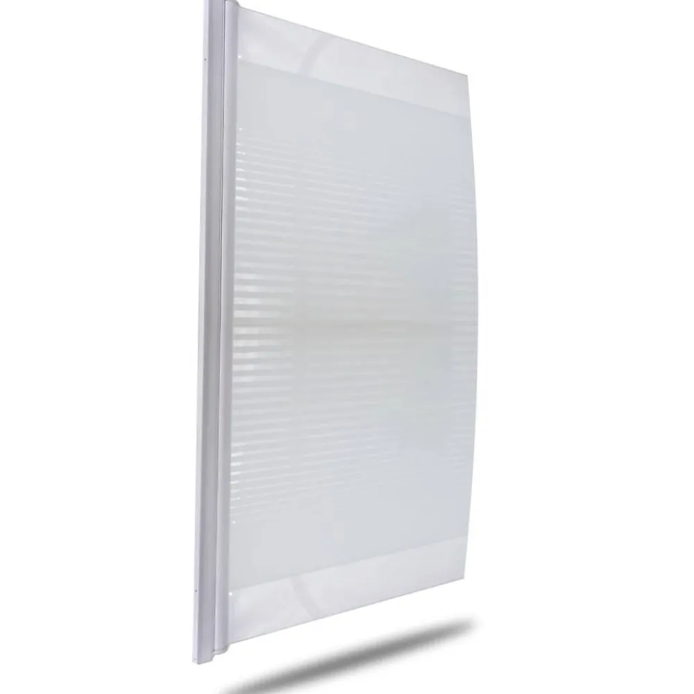 Pare-Baignoire|Autres Porte baignoire Concerto sérigraphiée arrondi 85x150cm Alutrade