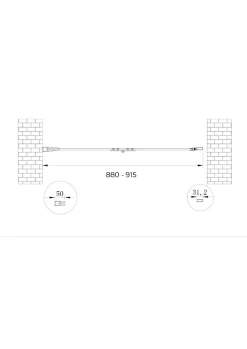 Porte De Douche|Laneri Porte de douche 6 mm pliante pour installation en niche - 88-91,5