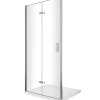 Laneri Porte de douche 6 mm pliante pour installation en niche - 58-61,5
