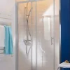 Cooke & Lewis Porte de douche coulissante Onega transparente 120 cm