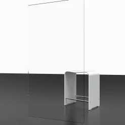 Porte De Douche|Schulte Porte de douche coulissante ouverture gauche l.120 x H.200 cm, verre transparent anticalcaire, profilé noir, Imperial