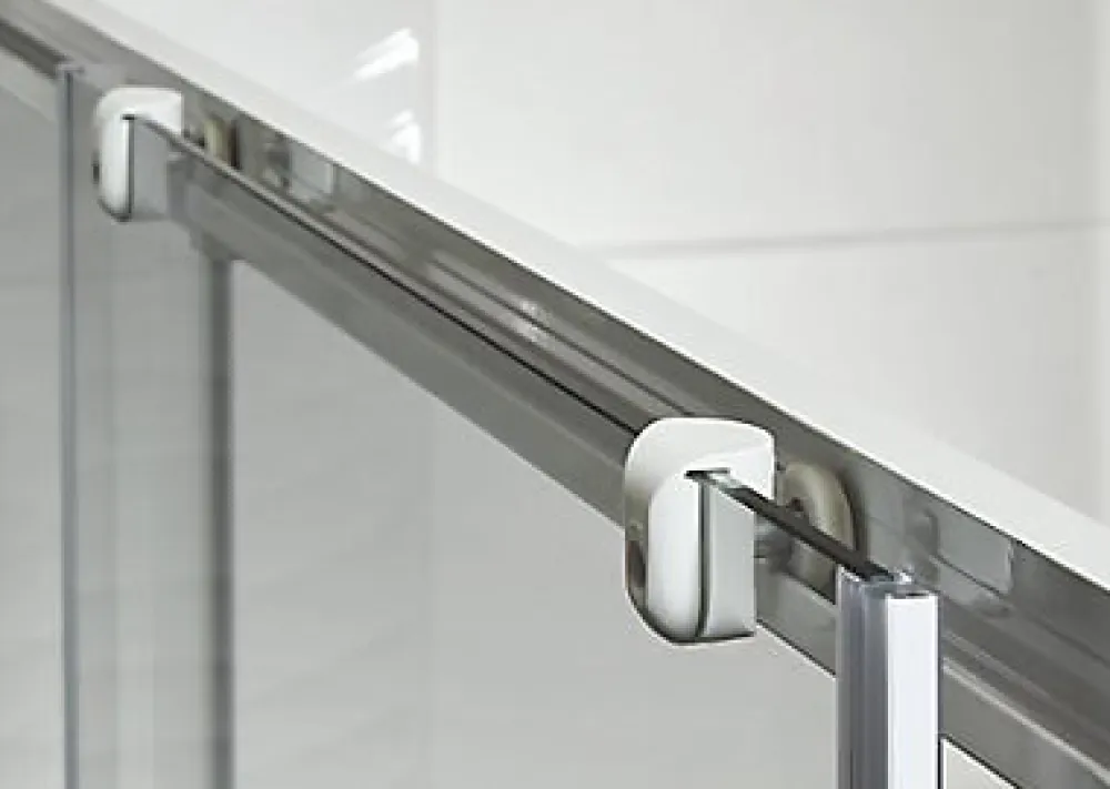 Porte De Douche|Cooke & Lewis Porte de douche coulissante Onega sérigraphié 120 cm