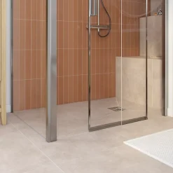 Porte De Douche|GoodHome Porte de douche coulissante PMR l.120 x 195 cm, profilés finition chrome, Ledava