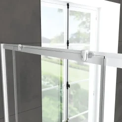Porte De Douche|Galedo Porte de douche coulissante blanc Spot transparent 140cm