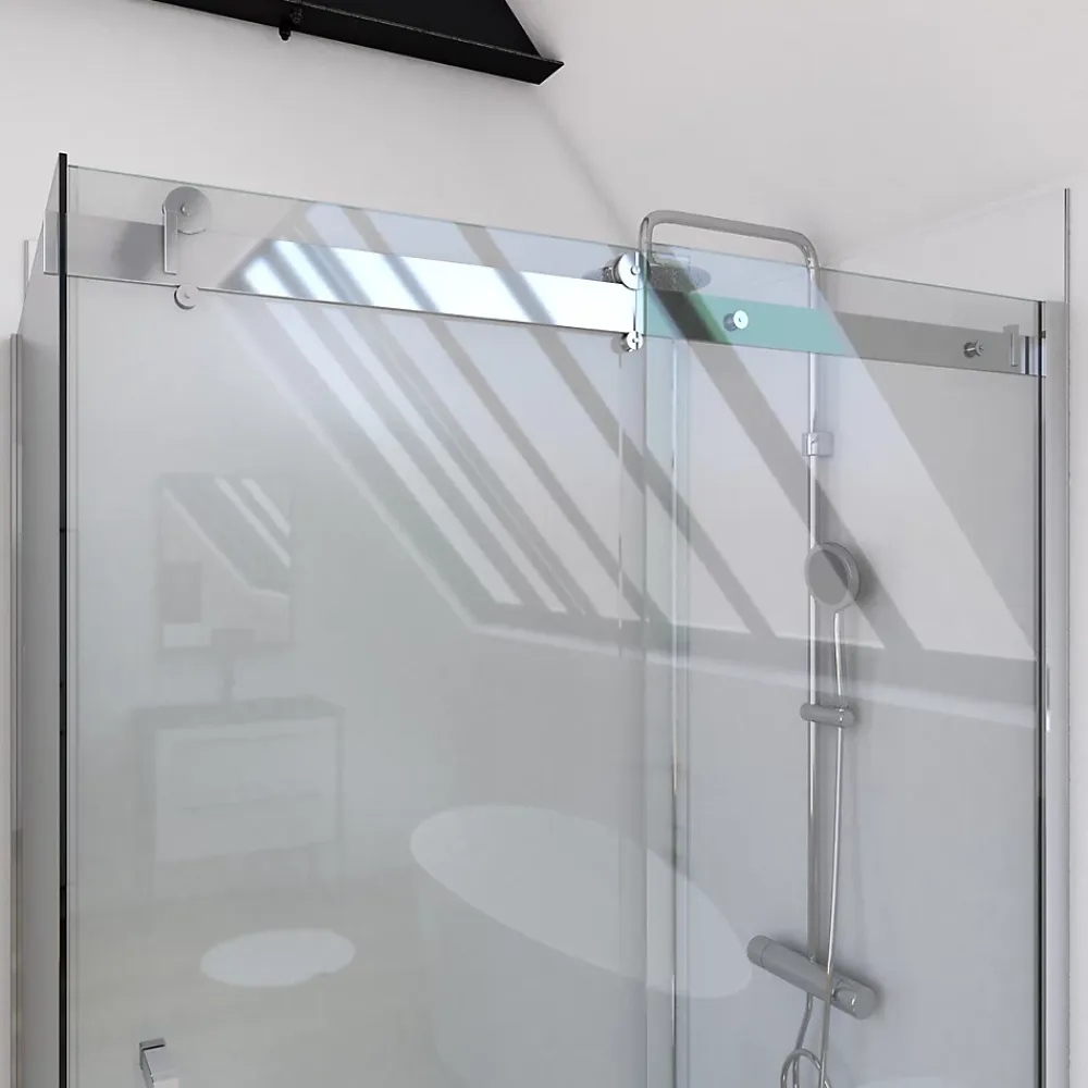Porte De Douche|Galedo Porte de douche coulissante Rolling transparente 120cm