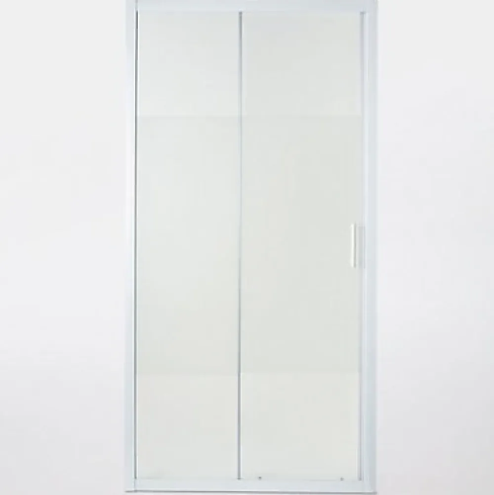 Porte De Douche|Cooke & Lewis Porte de douche coulissante Onega sérigraphié 100 cm