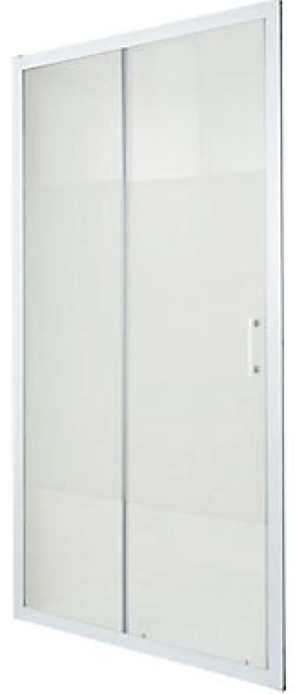 Porte De Douche|Cooke & Lewis Porte de douche coulissante Onega sérigraphié 100 cm
