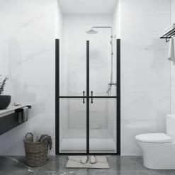 Vidaxl Porte de douche ESG transparent (88-91)x190 cm