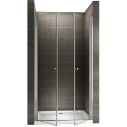 Porte De Douche|Saniverre Porte de douche GINA H.195 réglable de 104 à 108 cm verre 6 mm transparent -